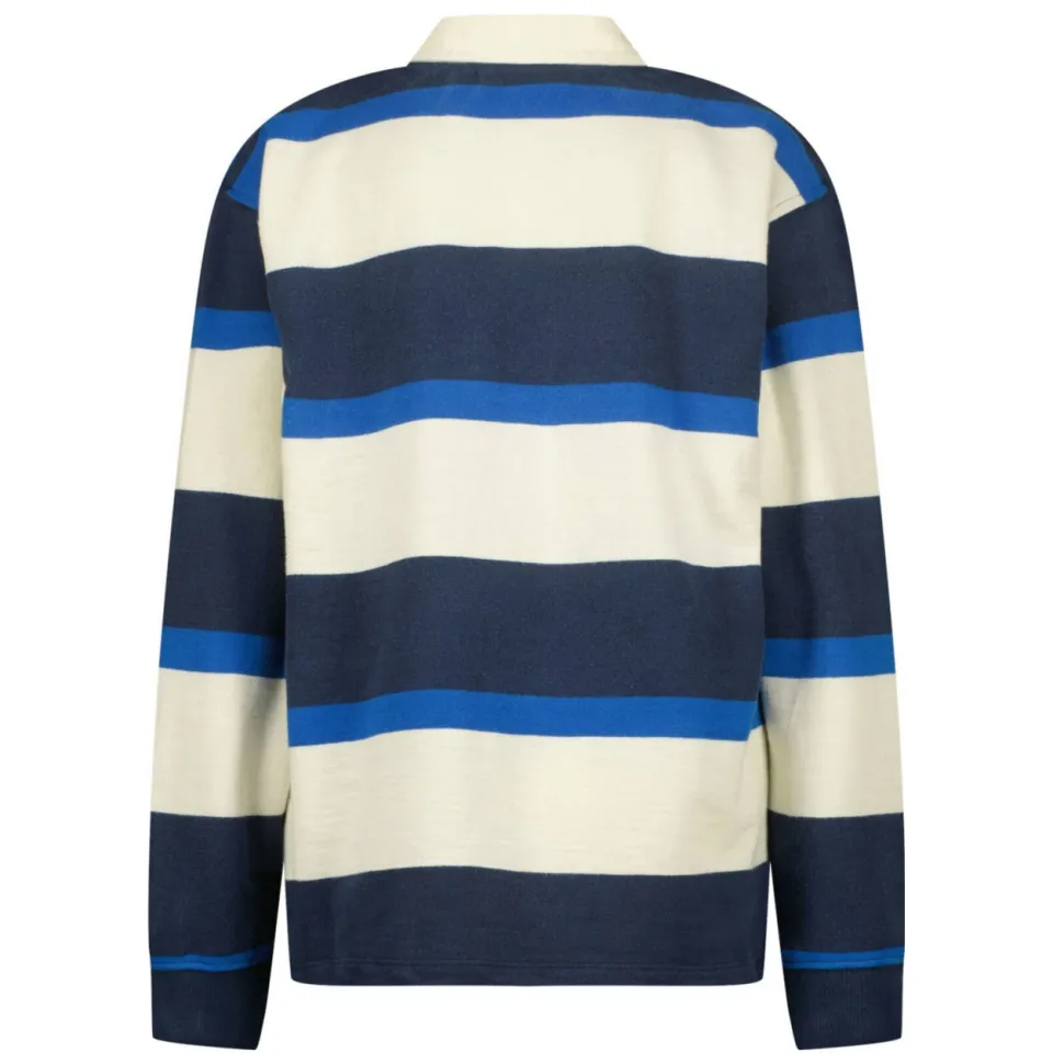 sweater donkerblauw Streep | Sweater van Vingino donkerblauw/offwhite, foto 3