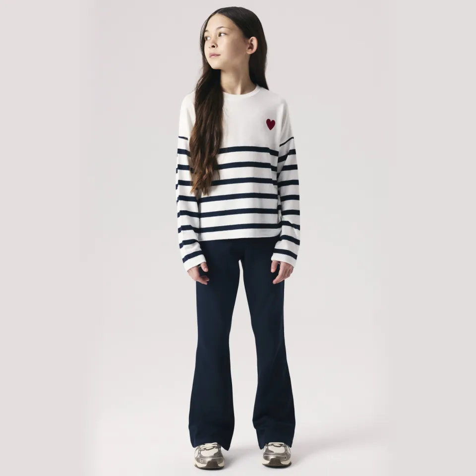 NAME IT KIDS trui donkerblauw fijn gebreid donkerblauw/wit, foto 4