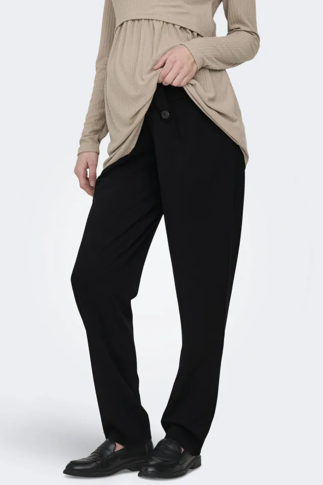 Only Maternity regular high waist zwangerschapsbroek zwart, foto 5