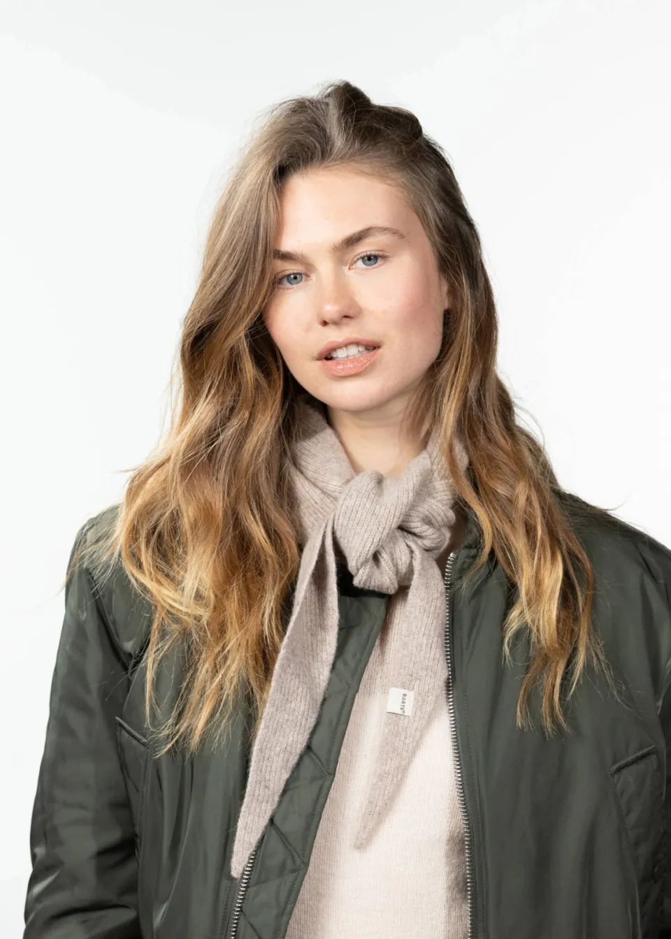 Barts Hannalore driehoekssjaal beige, foto 4