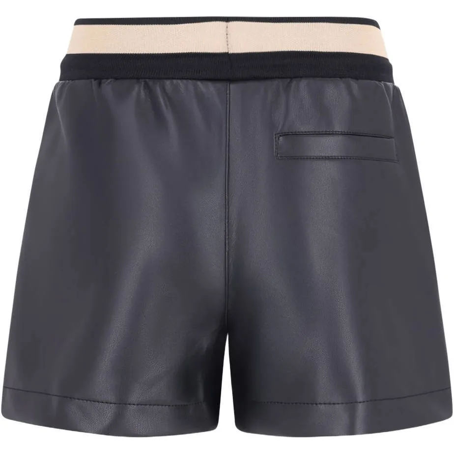Like Flo imitatieleren regular fit casual short antraciet, foto 3