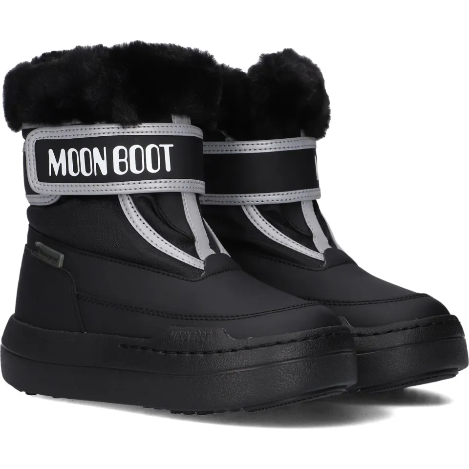 moon boot JR Park Strap snowboots zwart, foto 3