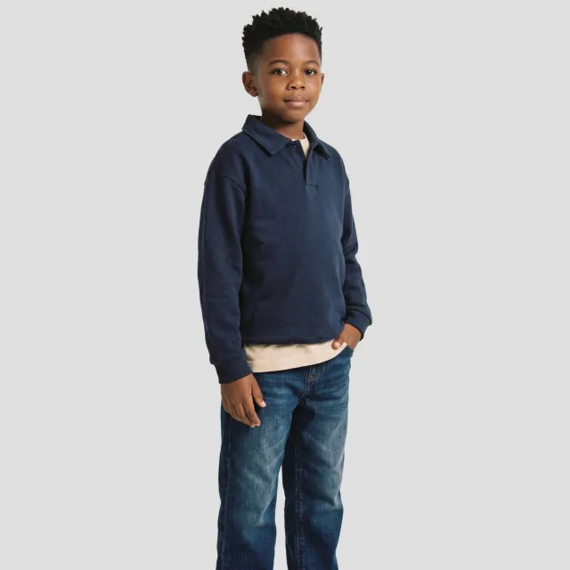 Orange Stars sweater - donkerblauw