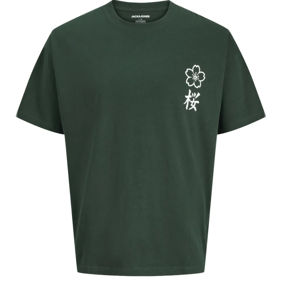 Jack & Jones Junior rechtvallend T-shirt groen, foto 3
