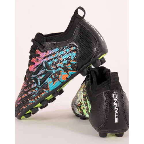 Stanno Vulture FG JR II junior voetbalschoenen zwart/blauw/roze, foto 5