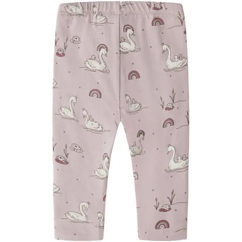 GUPPY BABY slim fit legging met print lichtroze, foto 2