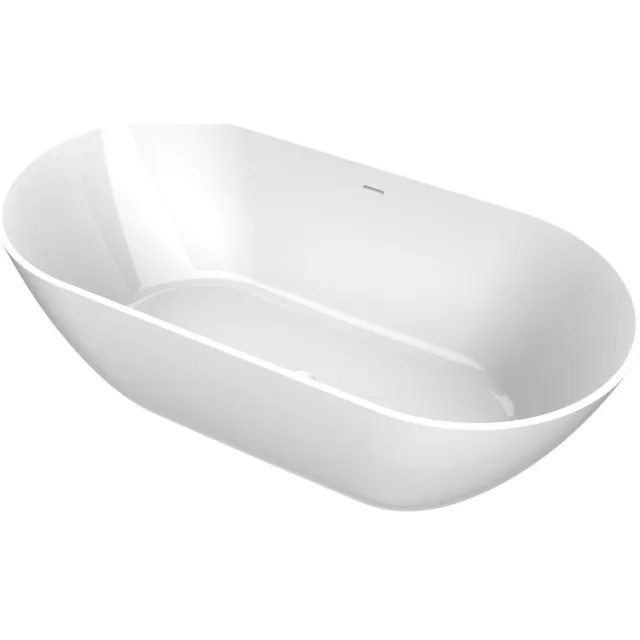 Arcqua Cusco vrijstaand ligbad 165x85 glans wit