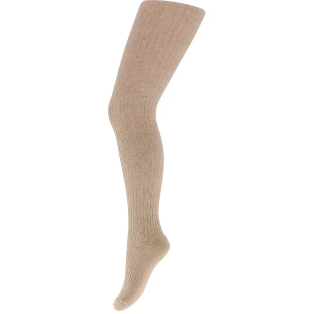 Yellow Moon ribgebreide maillot beige