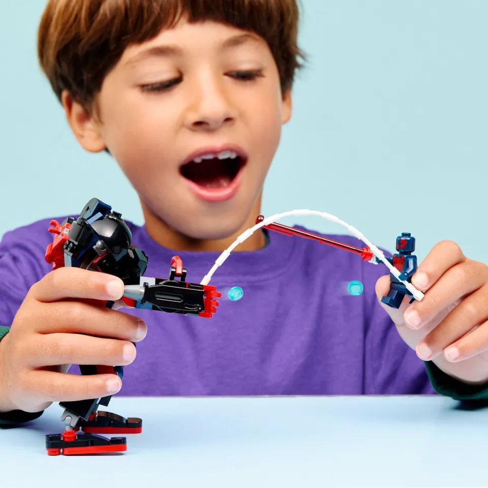Lego Marvel Spider-Man Miles Morales Mecha vs. Spider-Man 2099 Bouwpakket 76337, foto 6