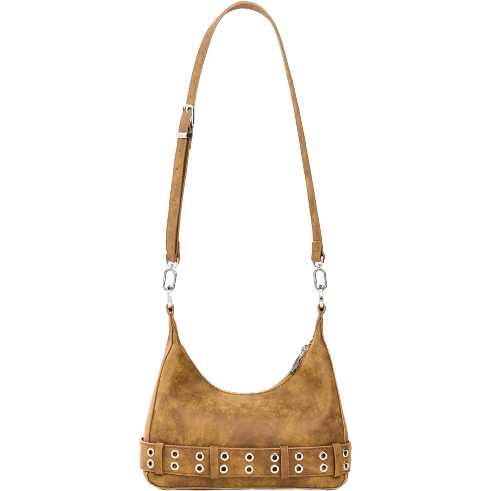 Desigual Valentine Heave schoudertas camel Bruin