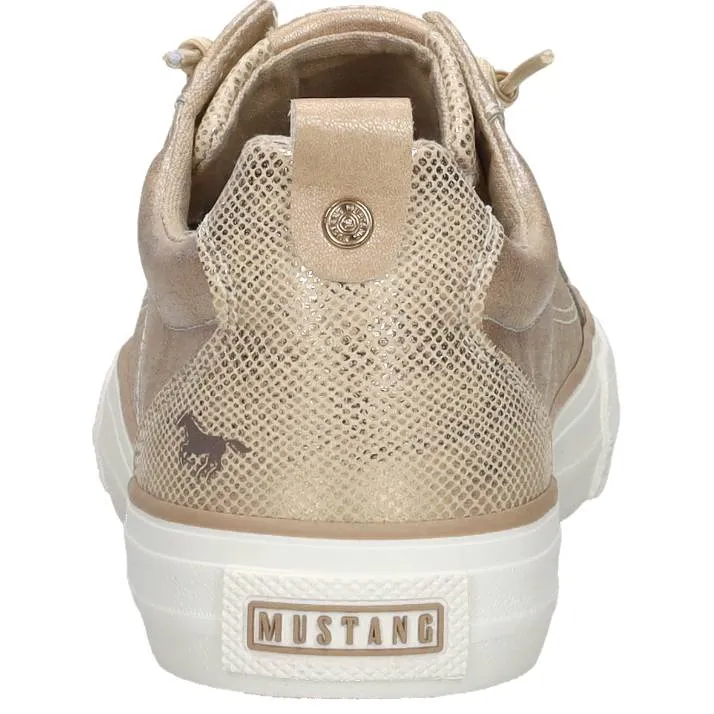 Mustang 1272311 lage sneaker goud, foto 4