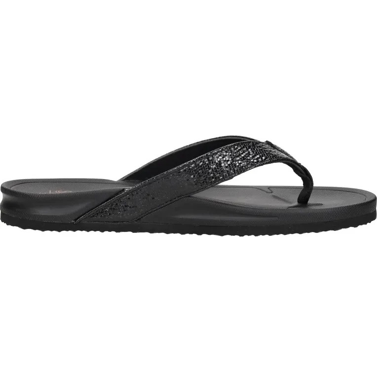 Sub55 Teenslippers Zwartlak Zwart lak