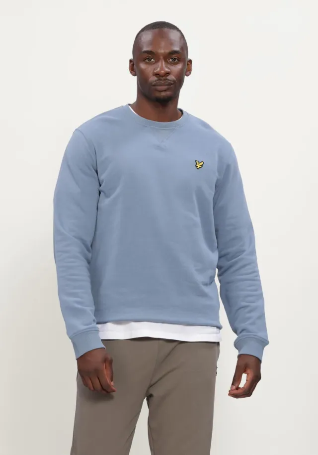 Lyle & Scott Heren Truien & Vesten Crew Neck Sweatshirt - Lichtblauw