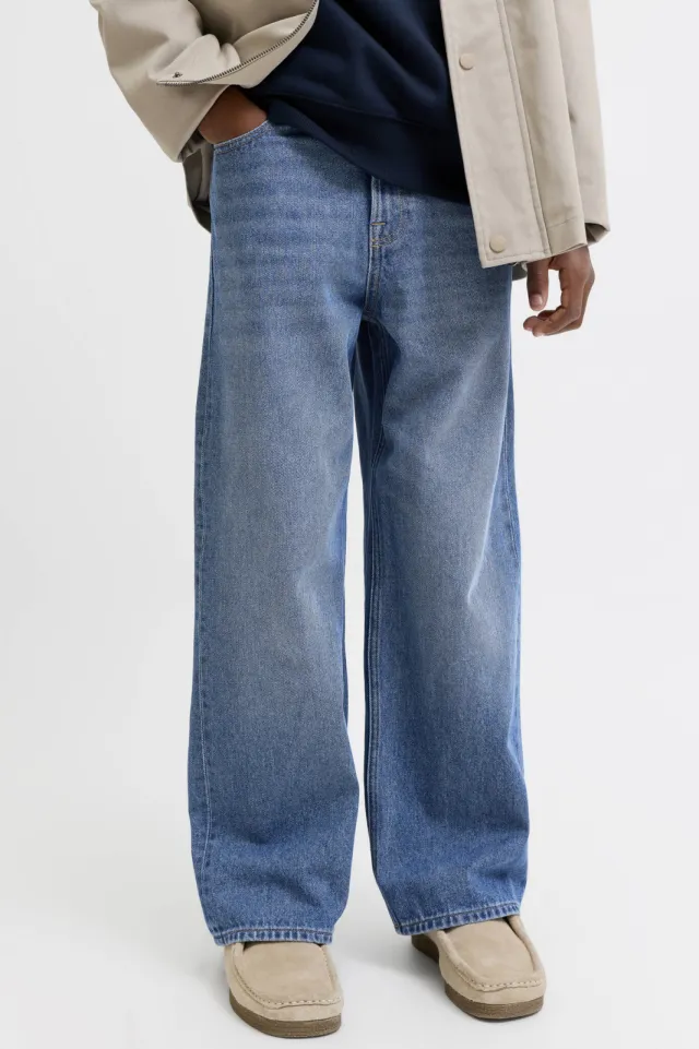 Jack & Jones JUNIOR wide leg jeans - blauw Blue denim