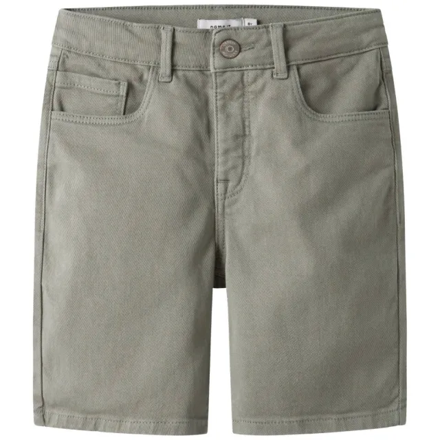 NAME IT NKMRYAN bermuda korte broek grijsgroen