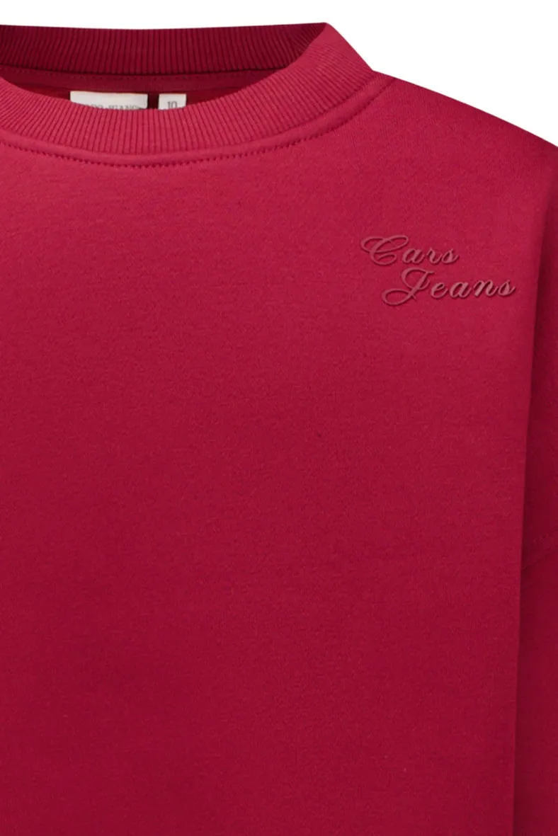 Cars sweater met logo - donkerrood, foto 4