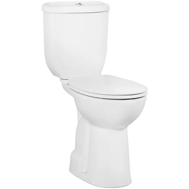 Boss & Wessing Toiletpot Staand BWS Mala Verhoogd Met Bidet Onder Aansluiting Wit