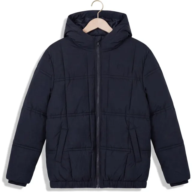 Lyle & Scott gewatteerde jas donkerblauw