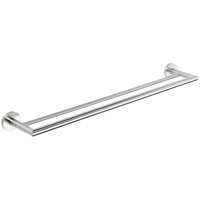 Sapho Dubbele Handdoekhouder Sapho X-Steel Hangend 65x5.5 cm Geborsteld RVS