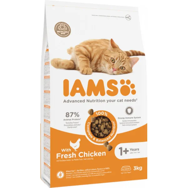 Iams Adult kattenvoer met kip