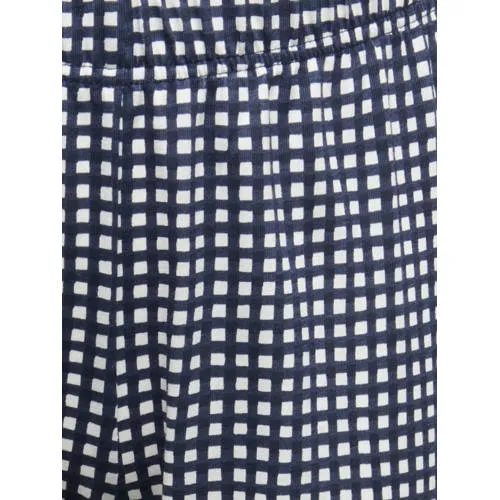 Only geruite pyjama donkerblauw, foto 2