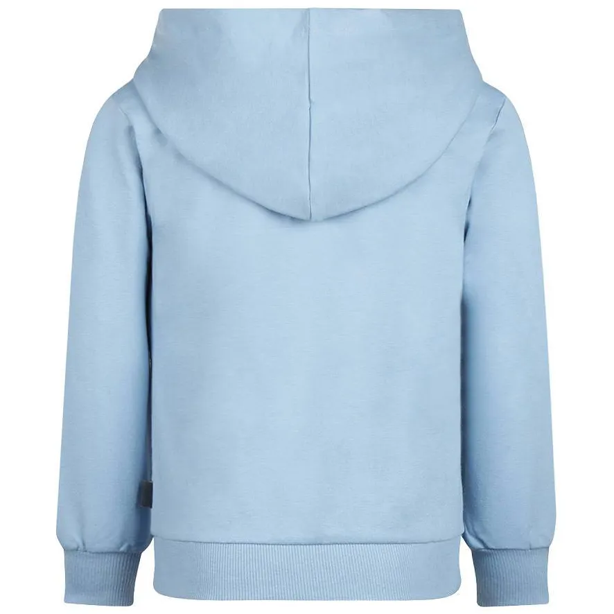 Koko Noko rechtvallende hoodie met print - lichtblauw, foto 3