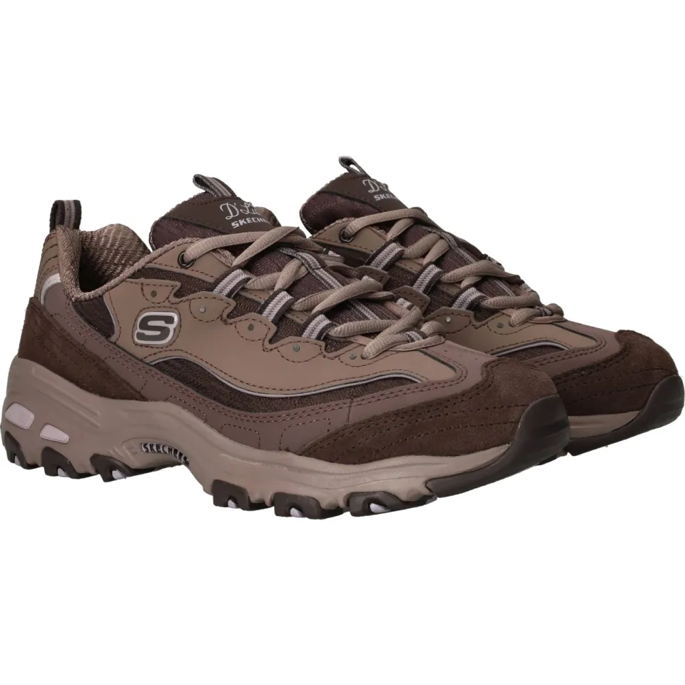 Skechers D'Lites sneakers donkerbruin, foto 4