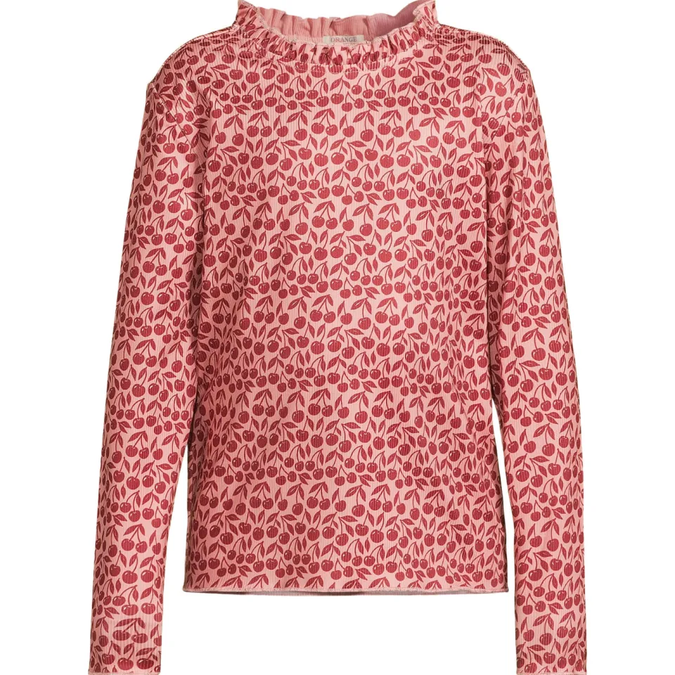 Orange Stars longsleeve oudroze, foto 2