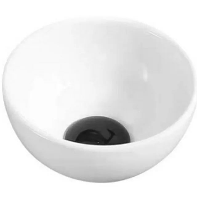 Sanilux Fonteinkom Sanilux Round 19.5x8.5 cm Keramiek Glans Wit