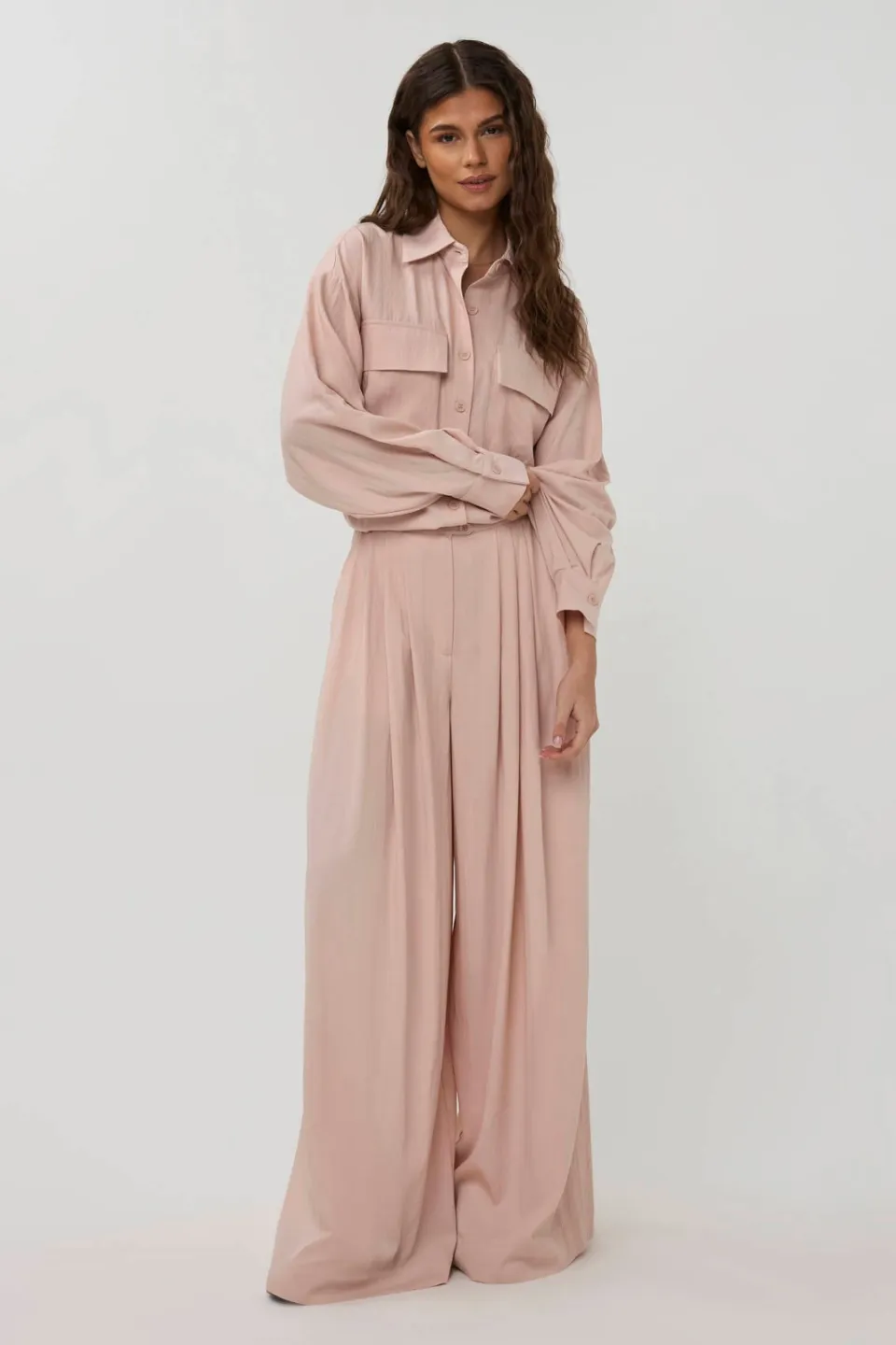 Studio AMAYA high waist broek oudroze