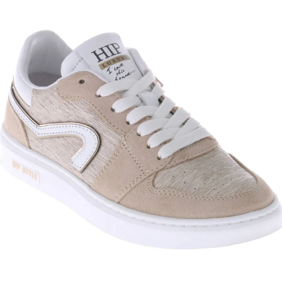 Hip leren sneakers beige, foto 6