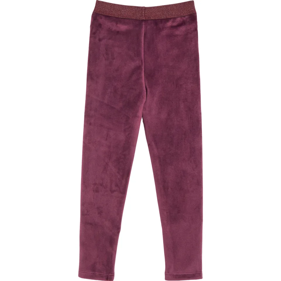 S.Oliver suède legging bordeauxrood, foto 2