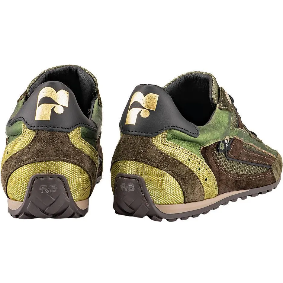 Floris Van Bommel Illvi 01.04 leren sneakers - groen, foto 2