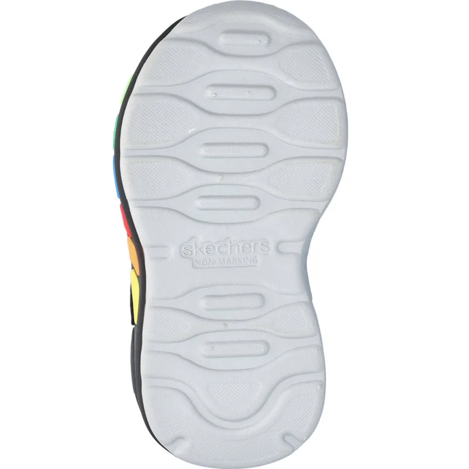 Skechers Play Scene sneakers met lichtjes zwart/groen, foto 7