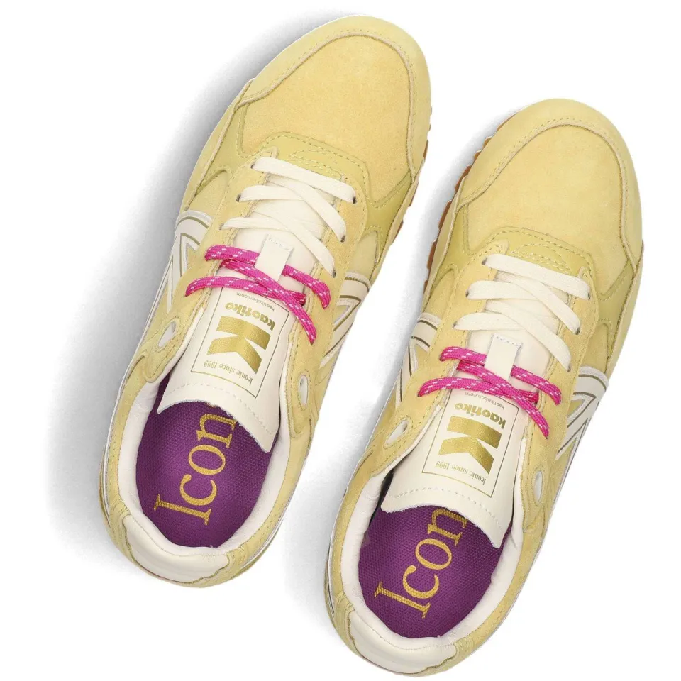 Kaotiko Seattle lage sneakers geel, foto 5