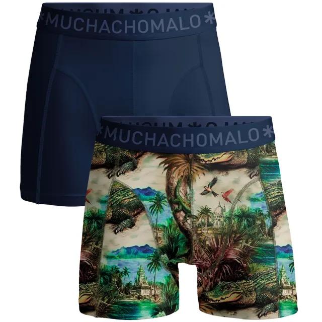 Muchachomalo Heren 2-pack Boxershorts Veelkleurig