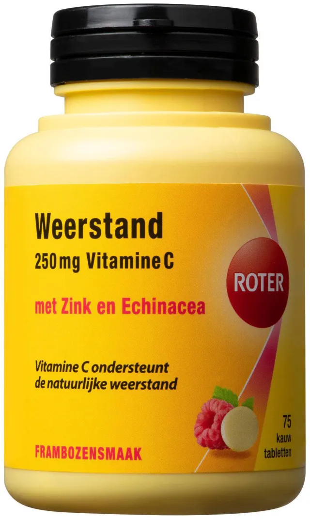 Roter Vitamine C 250 mg Weerstand framboos, foto 2