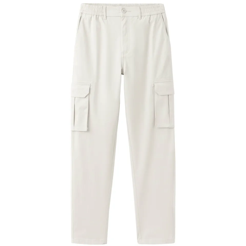 Mango Teen cargobroek ecru, foto 3