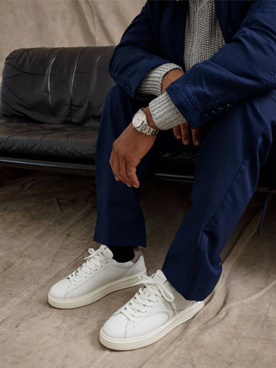 Nubikk Vick Cosmo leren sneakers wit, foto 6