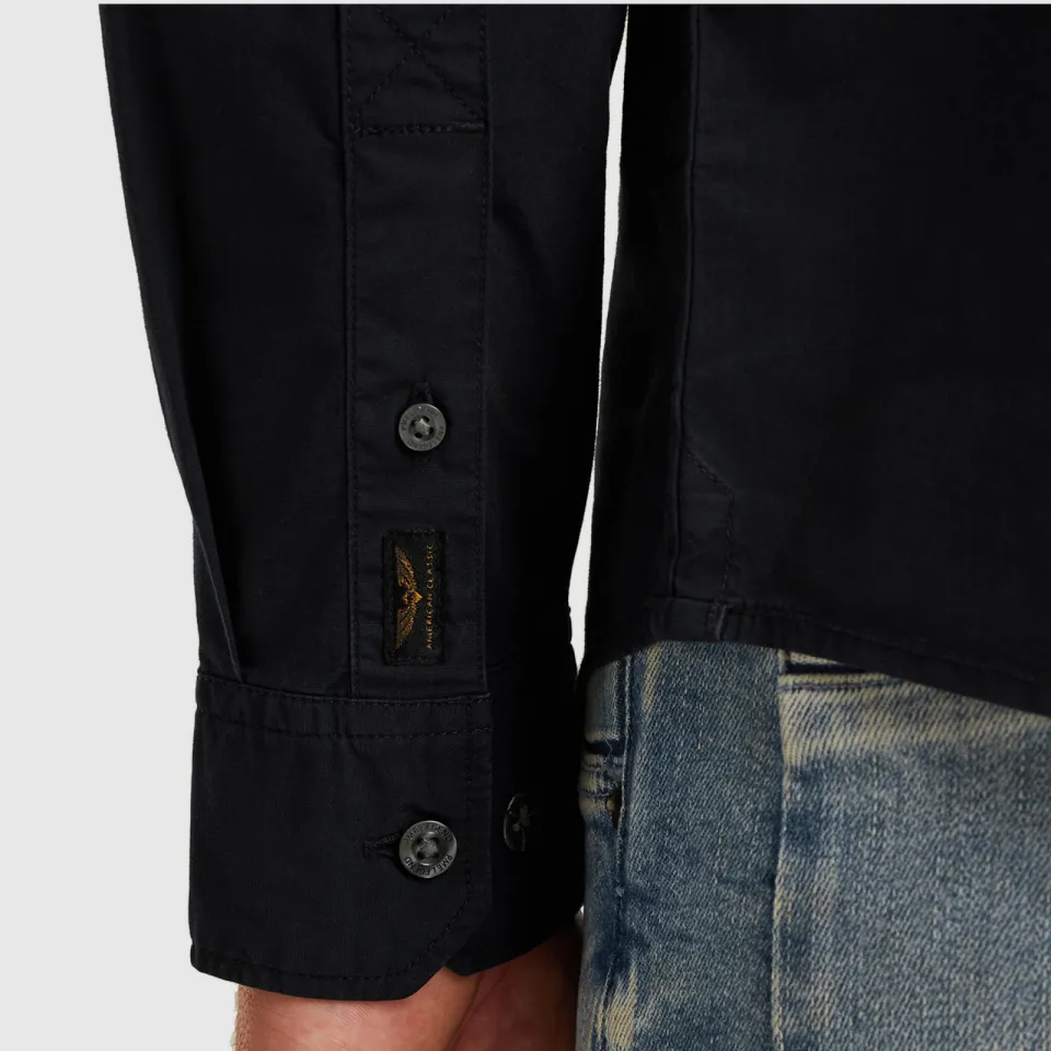PME Legend regular casual overhemd AMERICAN CLASSIC donkerblauw salute, foto 4