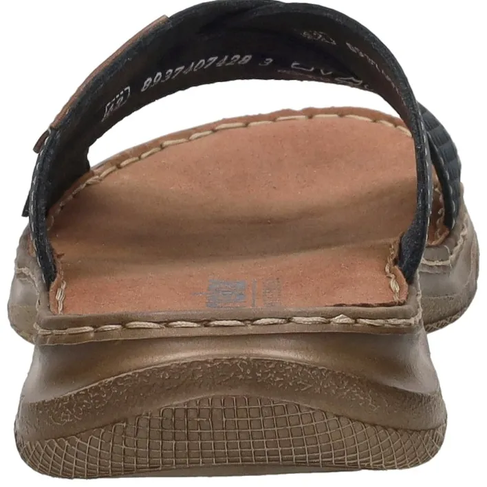 Rieker Open Teen slipper blauw, foto 3