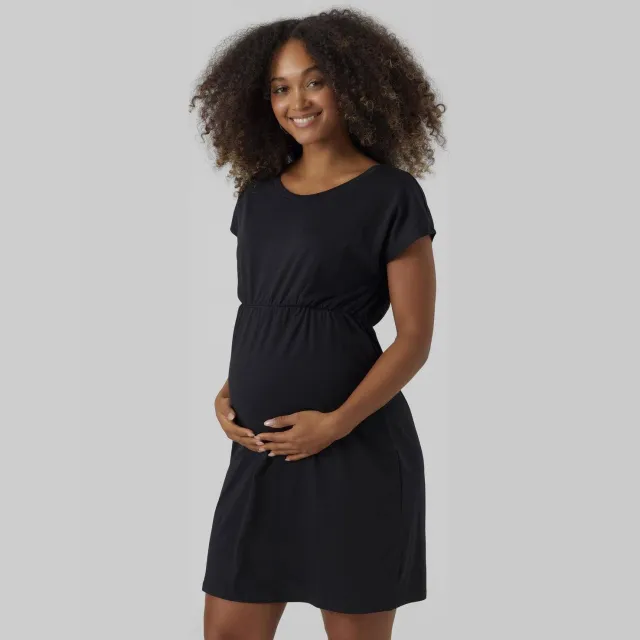 Vero Moda Maternity VMMLUNA zwangerschapsjurk zwart, foto 5