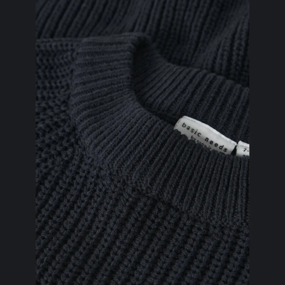 NAME IT KIDS gebreide trui donkerblauw, foto 5