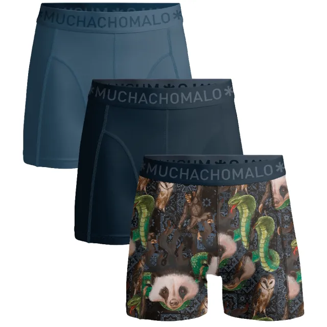 Muchachomalo Heren 3-pack Boxershorts Veelkleurig