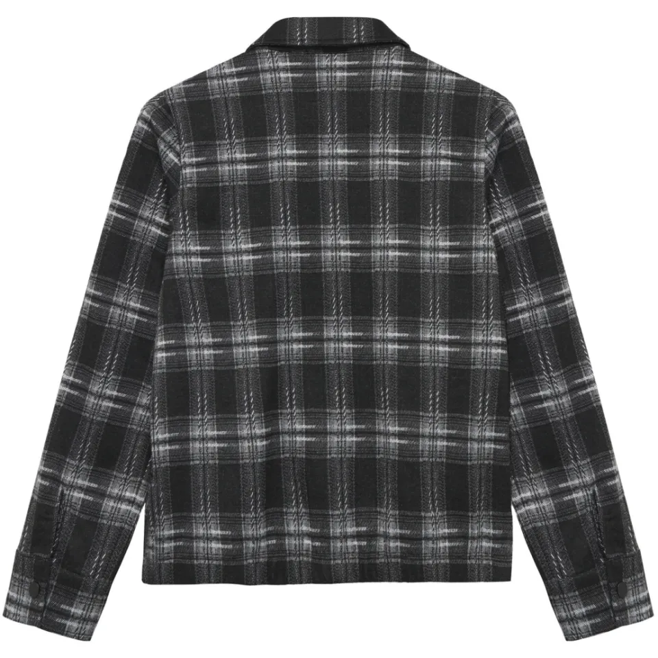 Rellix geruit overshirt - zwart, foto 3