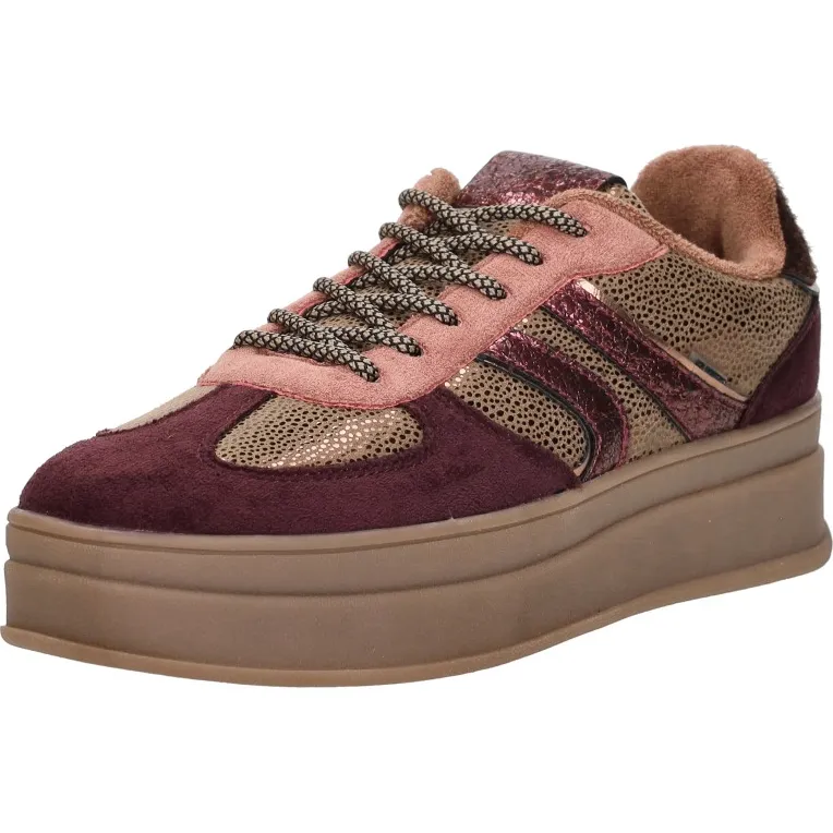 Sub55 sneakers laag bordeaux, foto 3