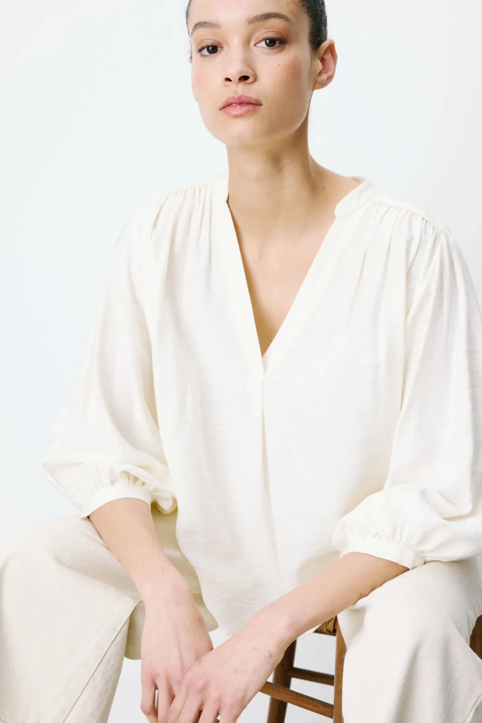Grace & Mila blouse ecru