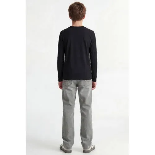 Jack & Jones JJECORP longsleeve van katoen zwart, foto 4
