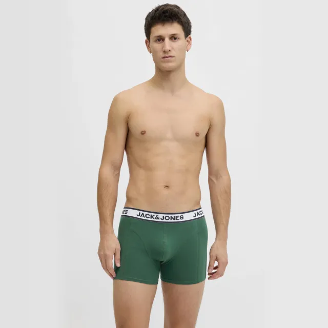 Jack & Jones boxershort JACNOLAN (set van 5) groen/zwart
