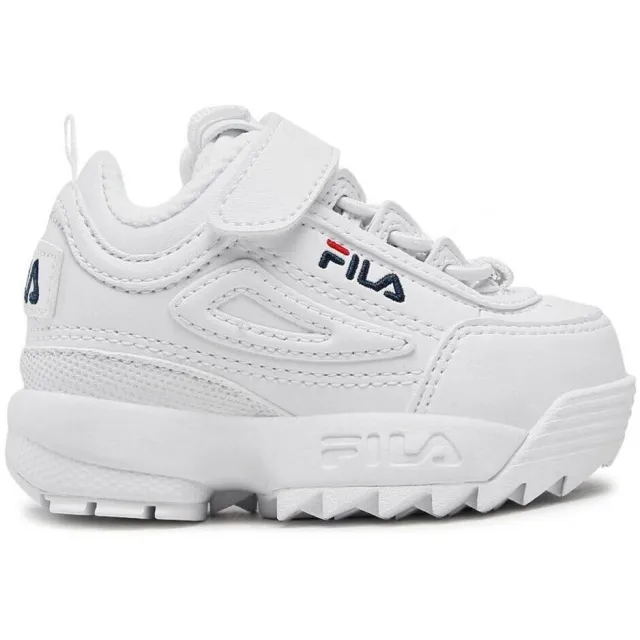 Fila Disruptor lage sneakers wit